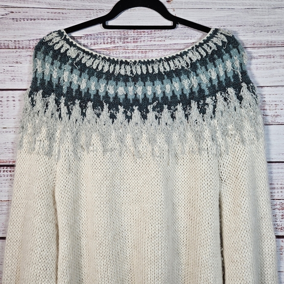 Free People Fairisle pullover knit sweater - Picture 12 of 16